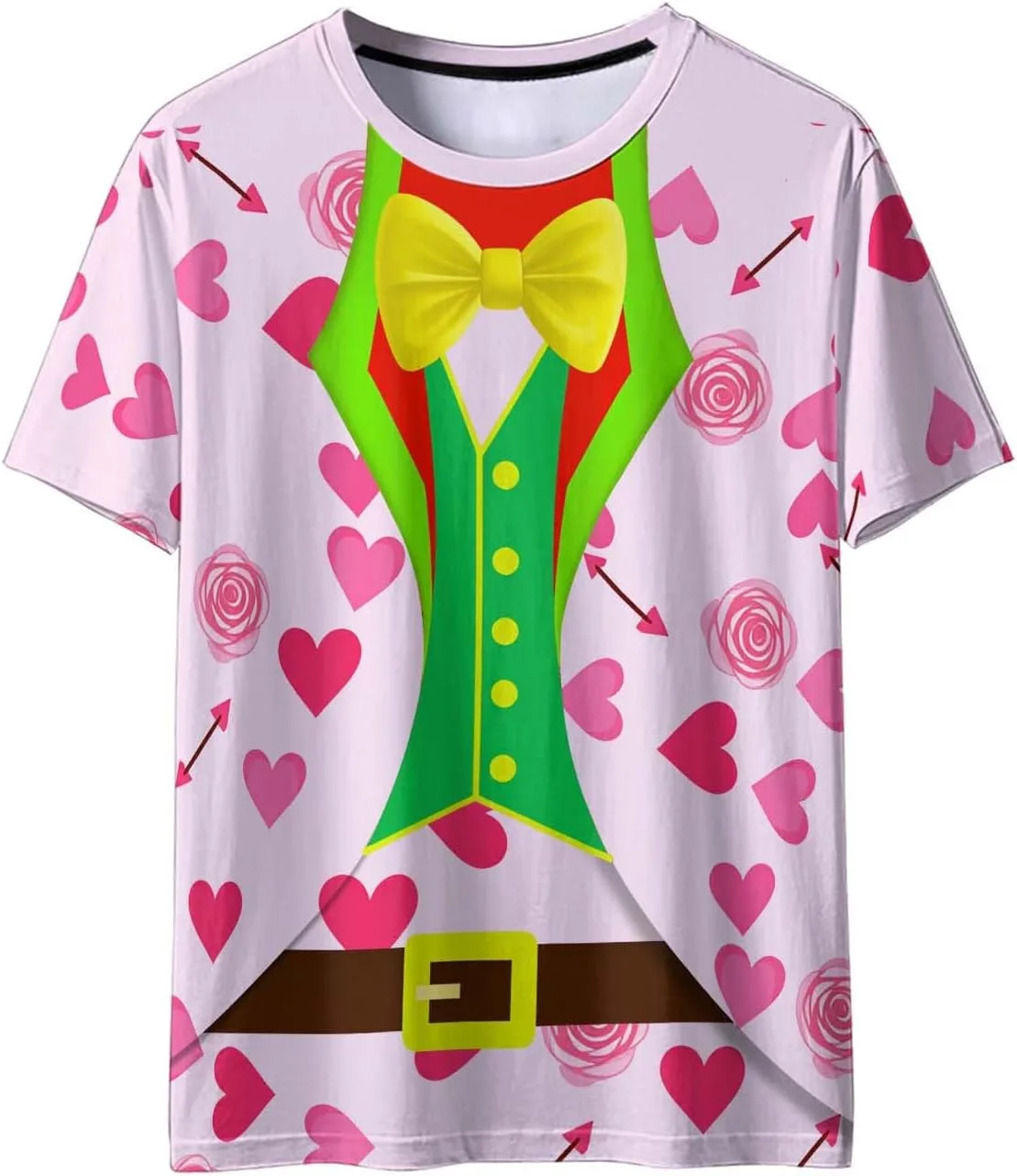 Футболка Unisex с принтом Valentine's Day — фото 4