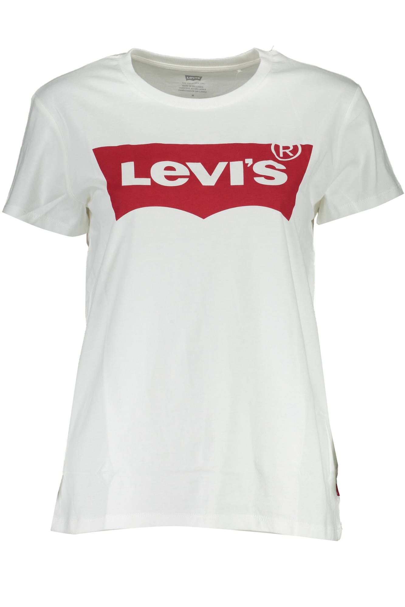 

Белая хлопковая женская футболка Levi´s