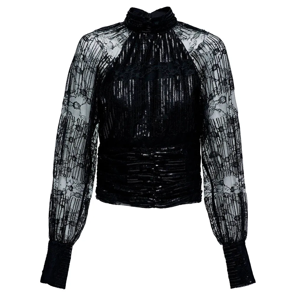 

Блузка Salsa Jeans Fantasy Slim Fit, черный