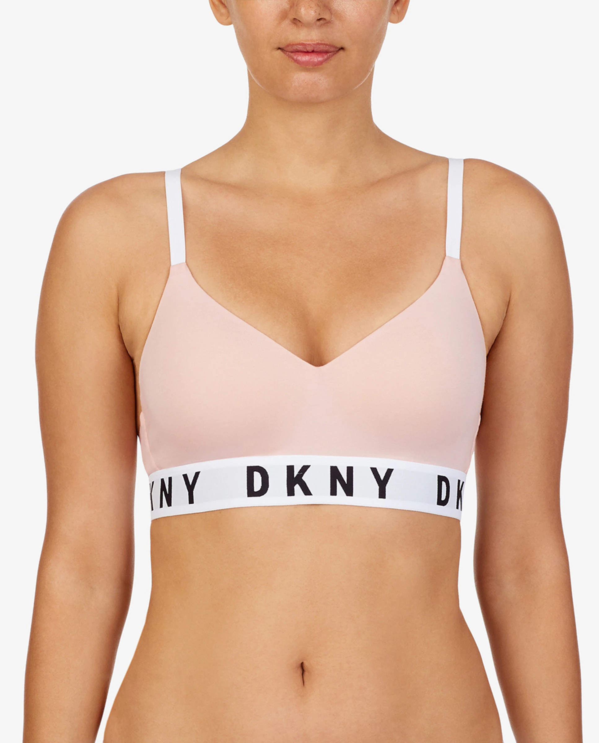 

Бюстгальтер без косточек с поролоном DKNY, естественный