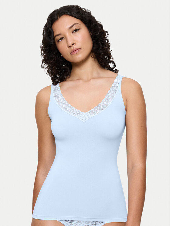 

Топ slim fit Feel Of Modal 10221637 Triumph, голубой