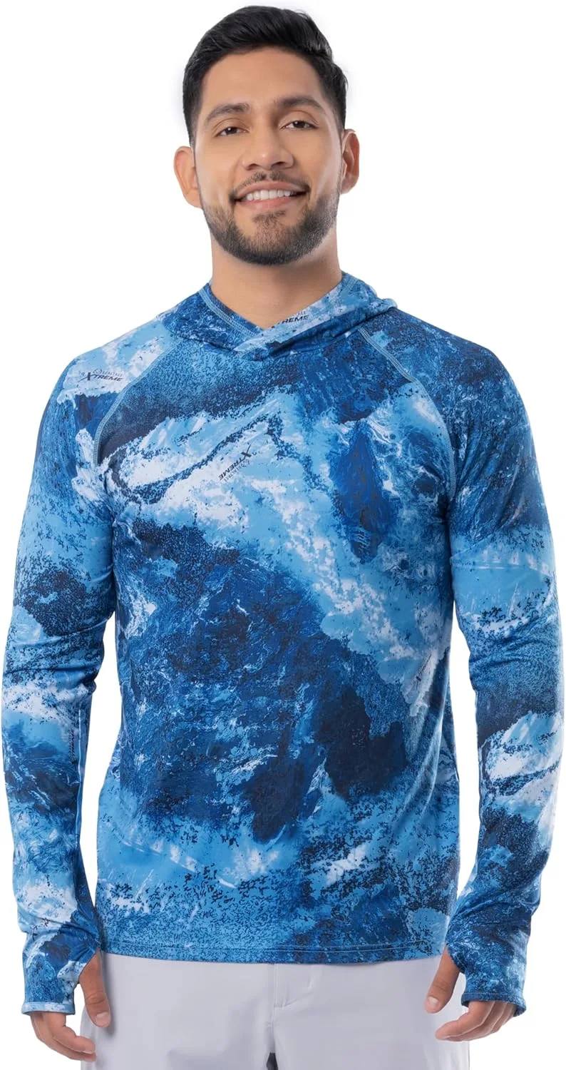 

Realtree мужская техническая флисовая толстовка с капюшоном для рыбалки