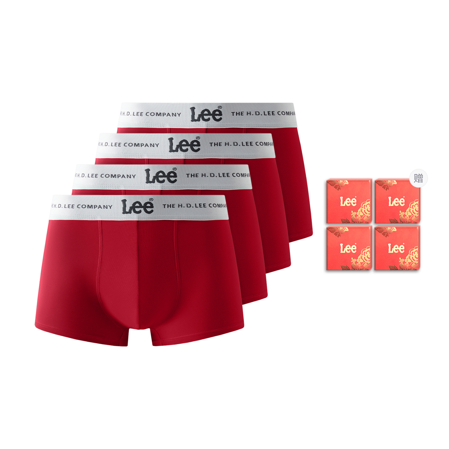 

Lee Hui Guang II Generation подарочный набор нижнего белья для мужчин комбо-сет red