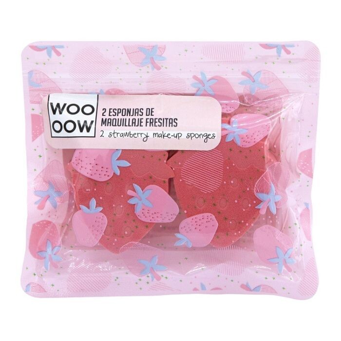 

Набор косметики Set 2 Esponjas de Maquillaje Fresita Woo Oow, Set 2 productos