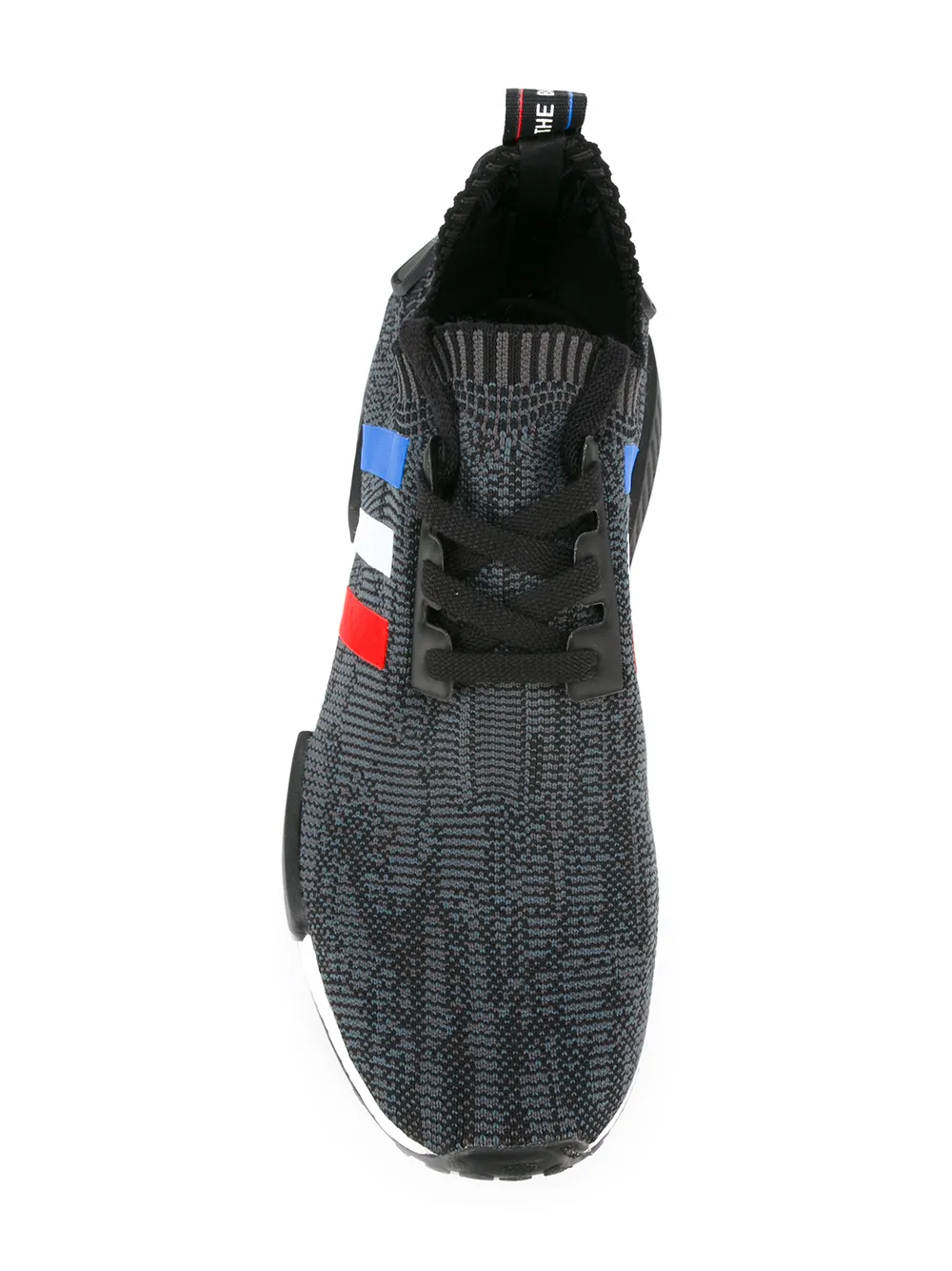 Кроссовки NMD_R1 Primeknit Adidas, серый — фото 4