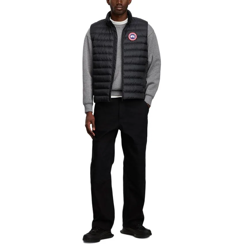 Canada Goose Пуховик Down Vest Men's Black Stand Collar Moderate Others — фото 3