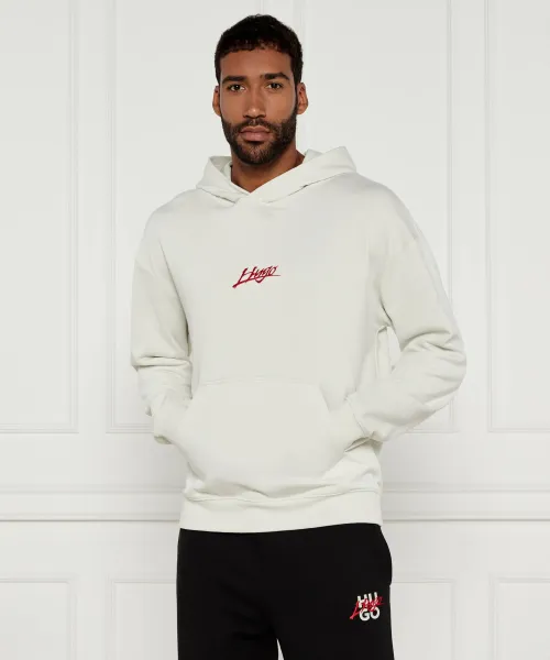 

Толстовка dlogolong Relaxed fit Hugo, белый