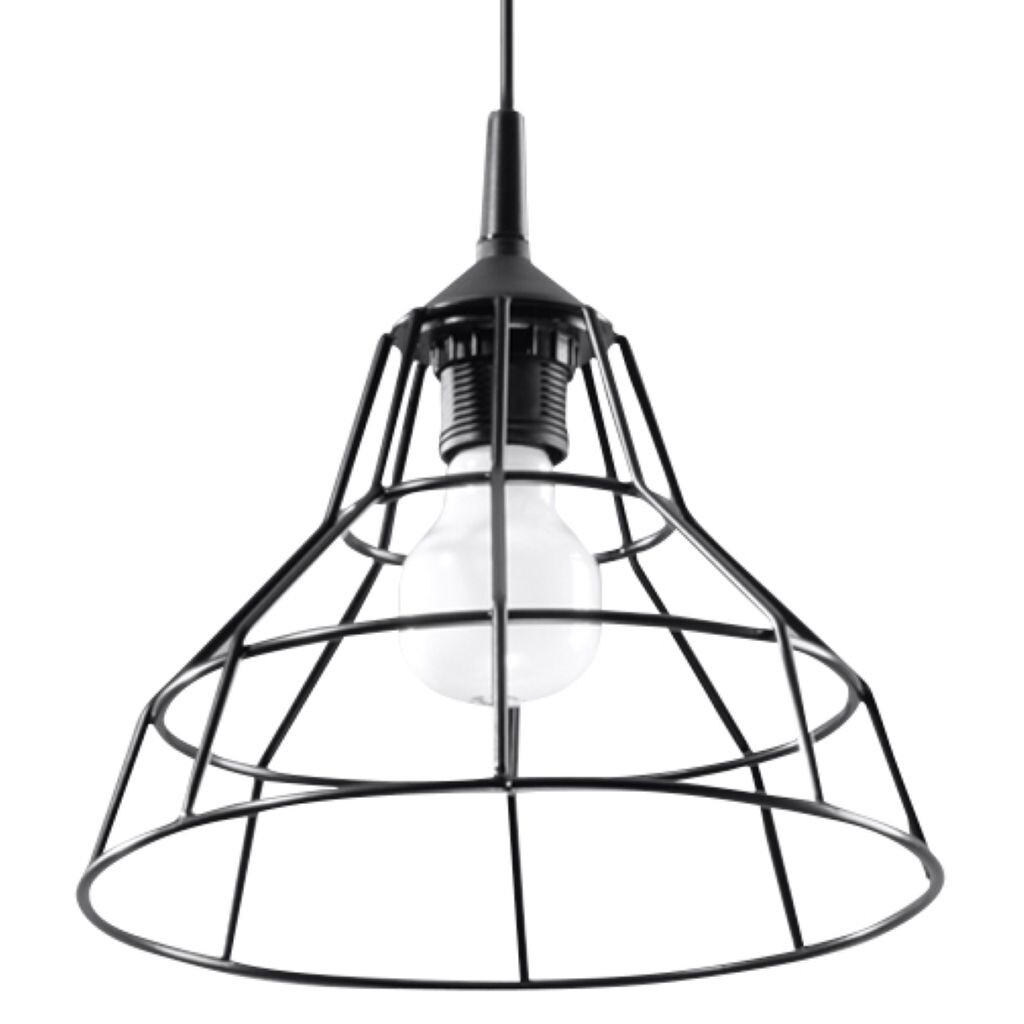

ANATA подвесной светильник черный 1xE27 60Вт сталь 95x25x25см Sollux Lighting