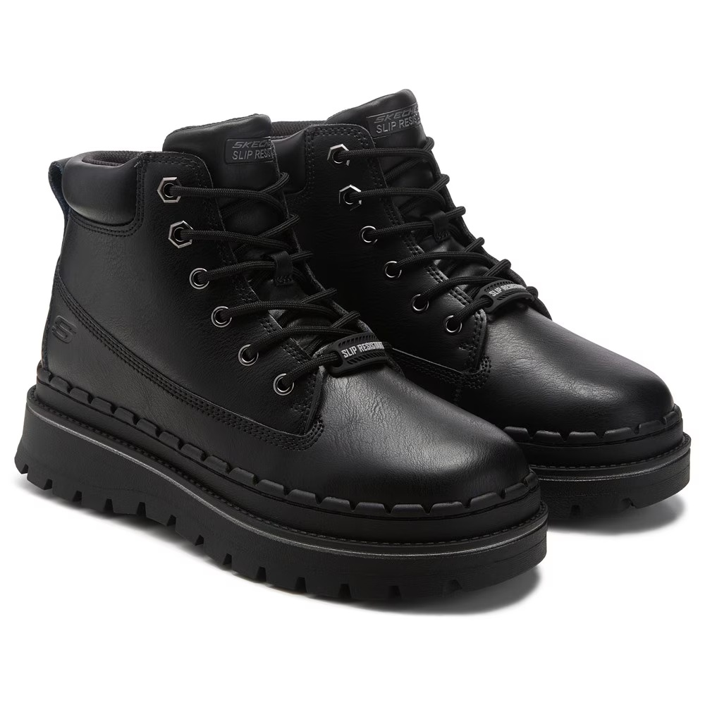 Рабочие ботинки с расслабленной посадкой и противоскользкой подошвой Skechers Work, black