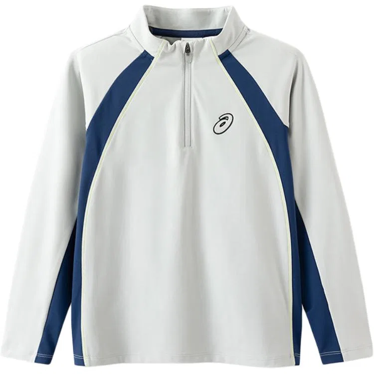 Футболка для младших классов Half Turtleneck Moderate ASICS, 9022 Gray