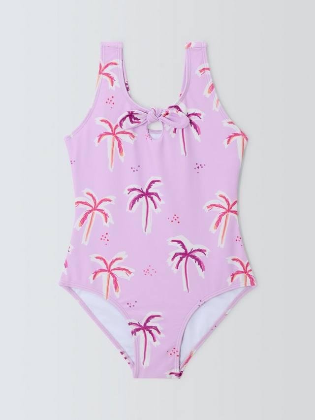 

Детский купальник с пальмами John Lewis, Purple