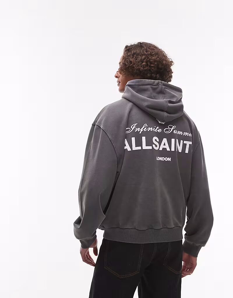 

Черная толстовка с капюшоном Allsaints Soleil oth