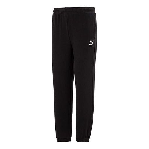 

Брюки logo classics pants 'black' Puma, черный