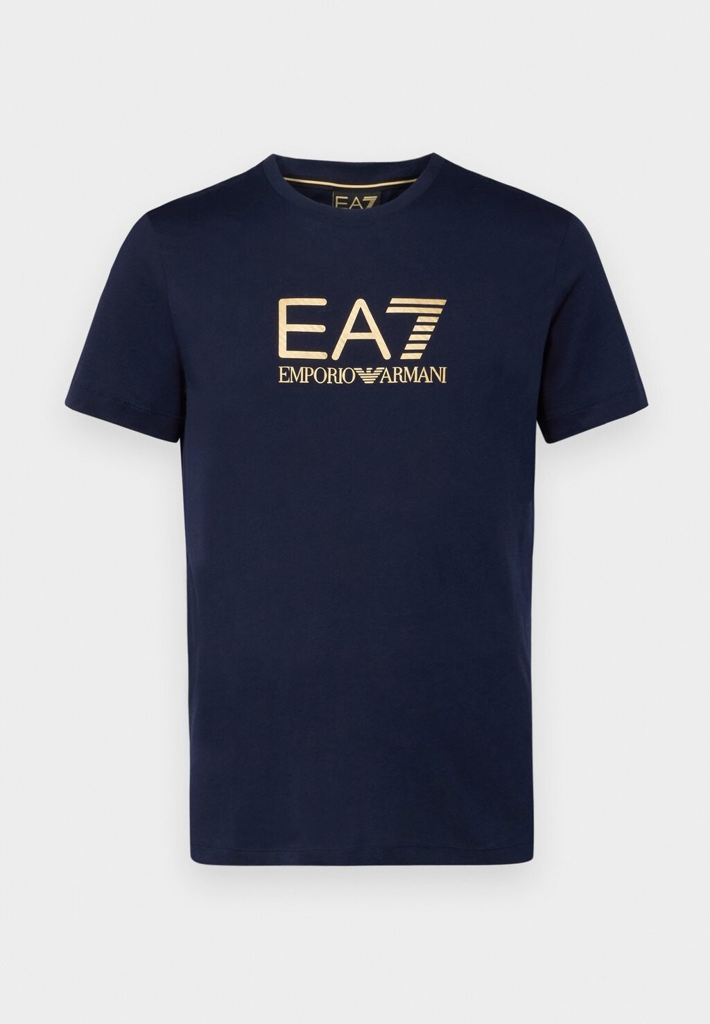 

Принт на футболке EA7 Emporio Armani, синий