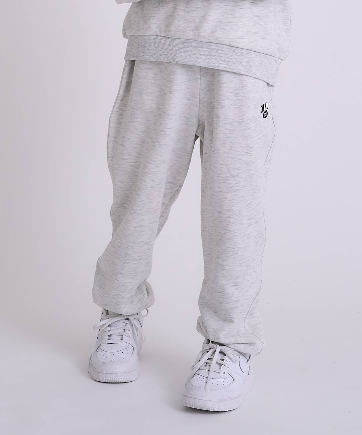 Спортивные штаны из 100% хлопка MINIMAL, White grain