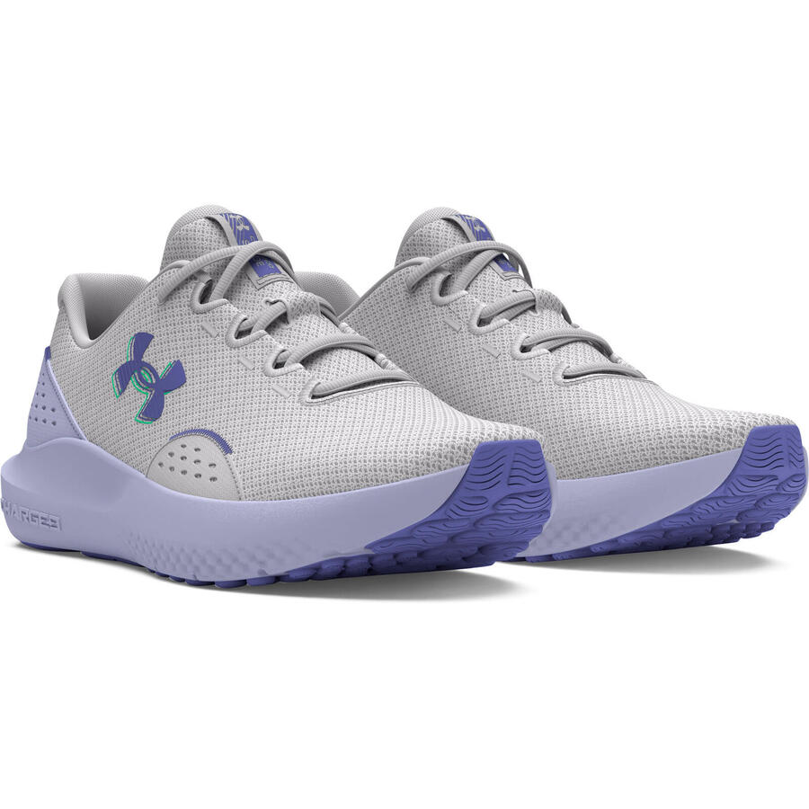 Кроссовки Under Armour Ua W Charged Surge 4, серые, женские — фото 3