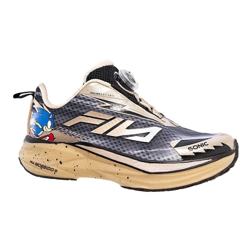 Кроссовки для детей "Дети" Fila Kids, цвет Black/Frosted Almond Gold — фото 2