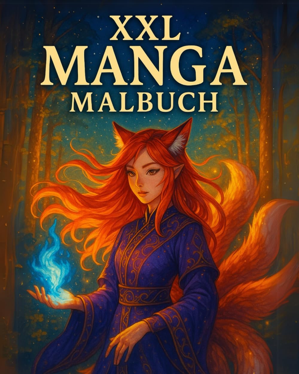 

XXL Manga Malbuch: 100 Ausmalbilder für Manga-Fans - Großes Malbuch im Manga-Stil (German Edition) (Independently published)