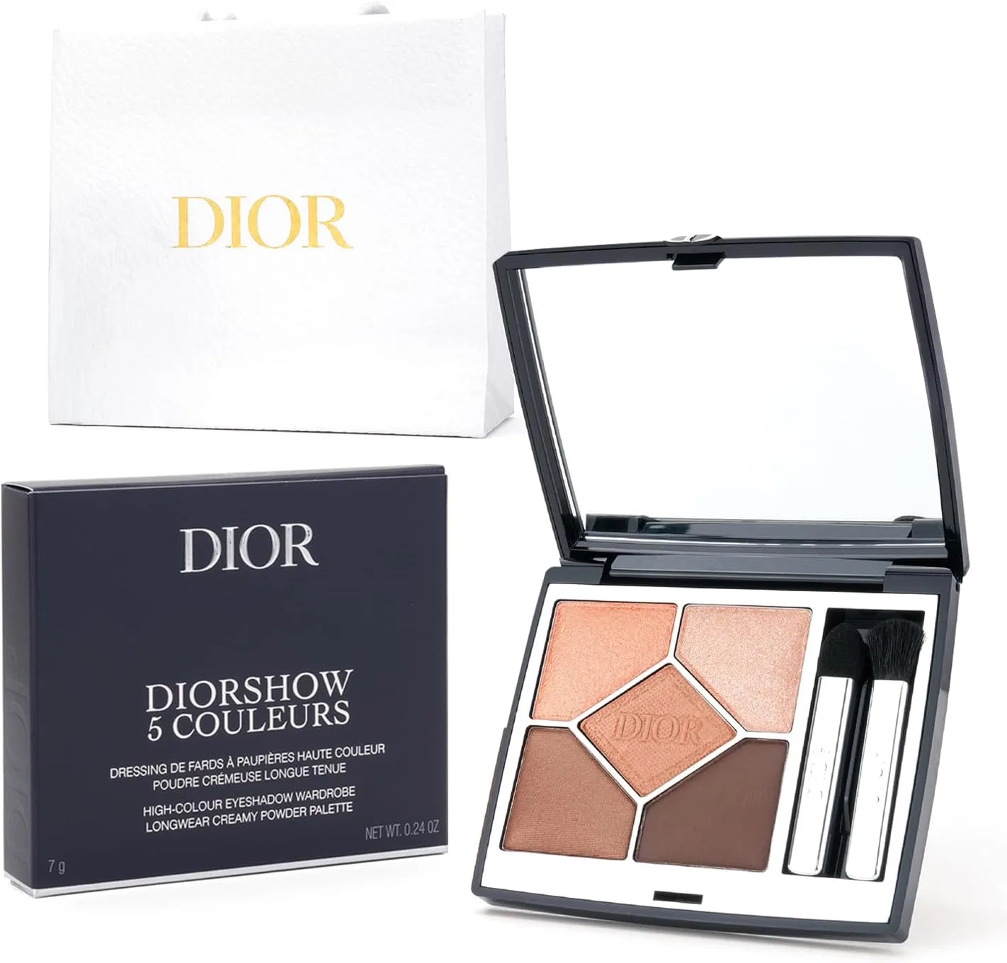 Тени для век Dior Diorshow Sunk Crew 5-цветная палетка 7 г, оттенок 559 Poncho