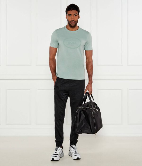 Логотип футболки наследие Regular fit Boss Green, зеленый — фото 2