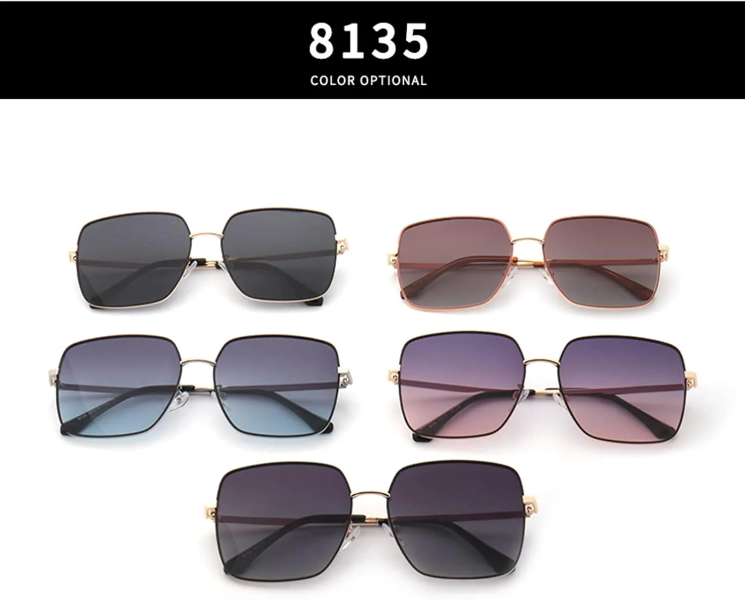 

Женские поляризованные солнцезащитные очки в стиле ретро с металлическим покрытием и декоративными солнцезащитными козырьками (Цвет: C, Размер: Средний) MTZJH, E