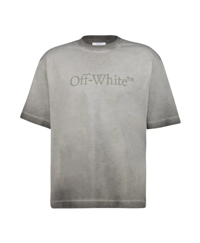 

Degradã черная футболка для стирки Off White, серый