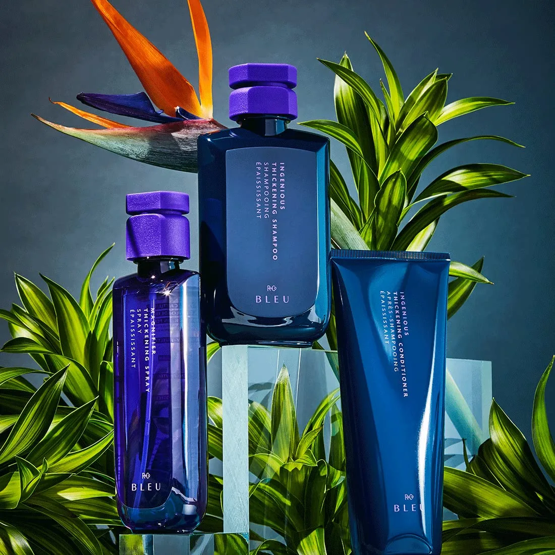 Шампунь для придания объема R+Co BLEU Ingenious Thickening Shampoo, 8,5 унций. — фото 4