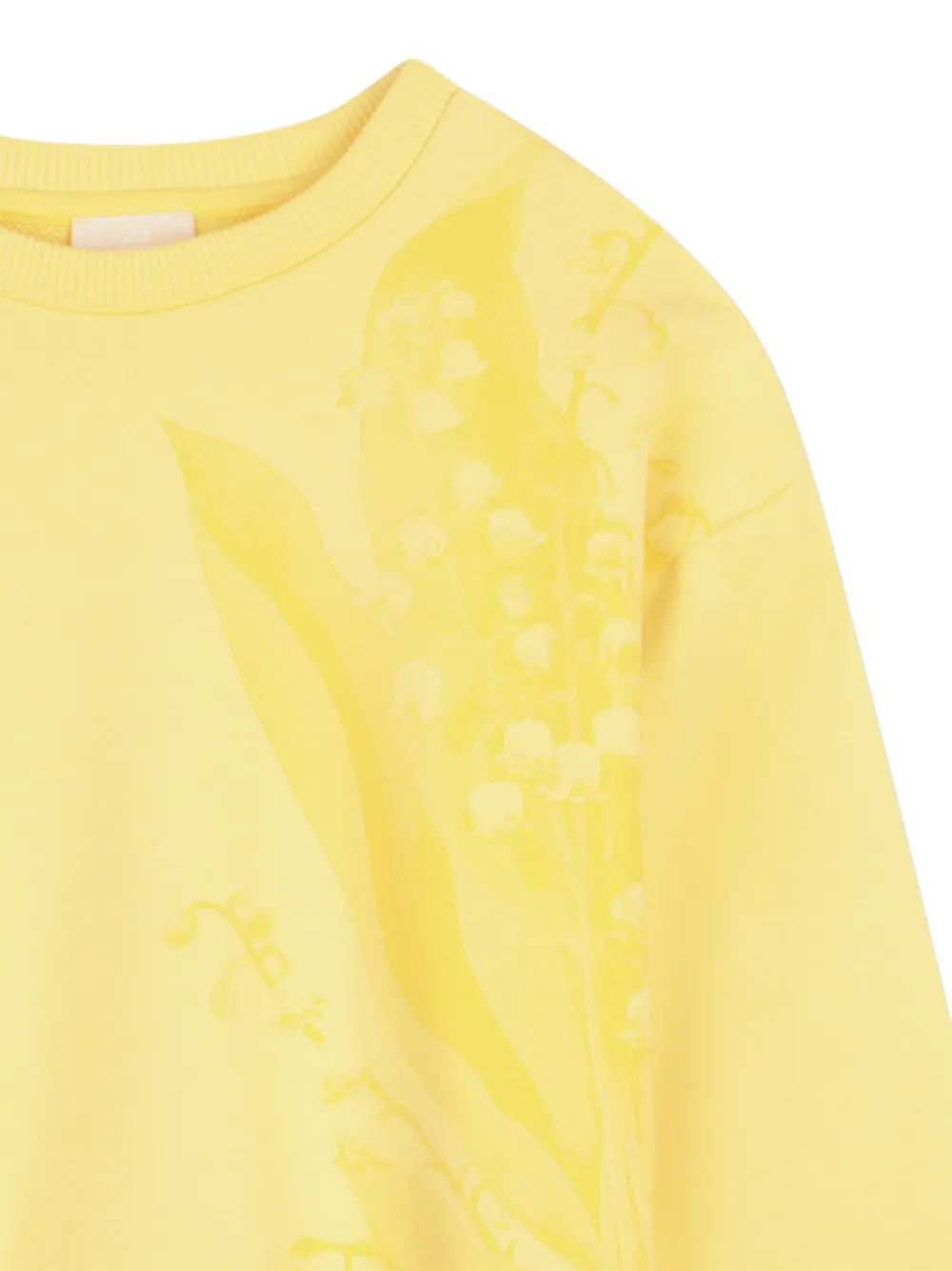 Толстовка с цветочным принтом Givenchy Kids, желтый — фото 3
