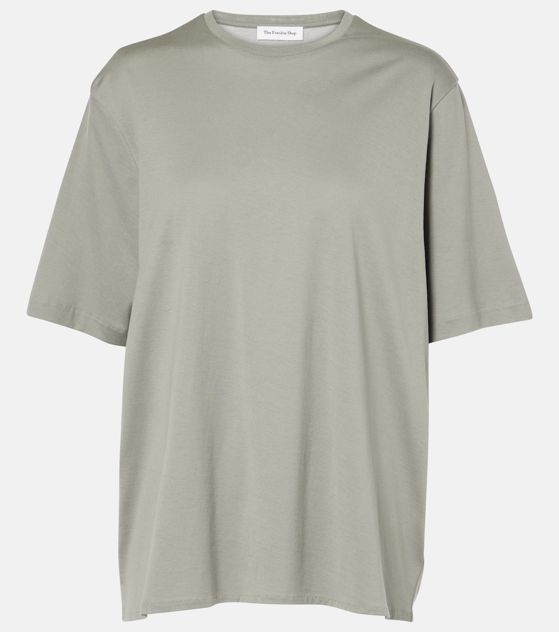 

Футболка Harper из хлопкового джерси The Frankie Shop, Light Khaki