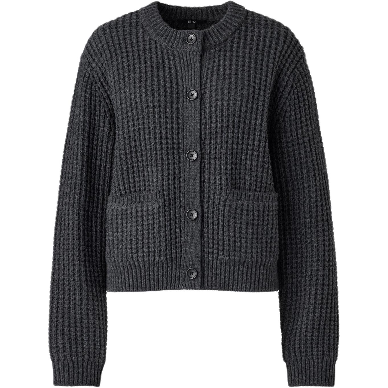 

Свитер Clare Waight Keller C Collection FW25 женский UNIQLO, темно-серый