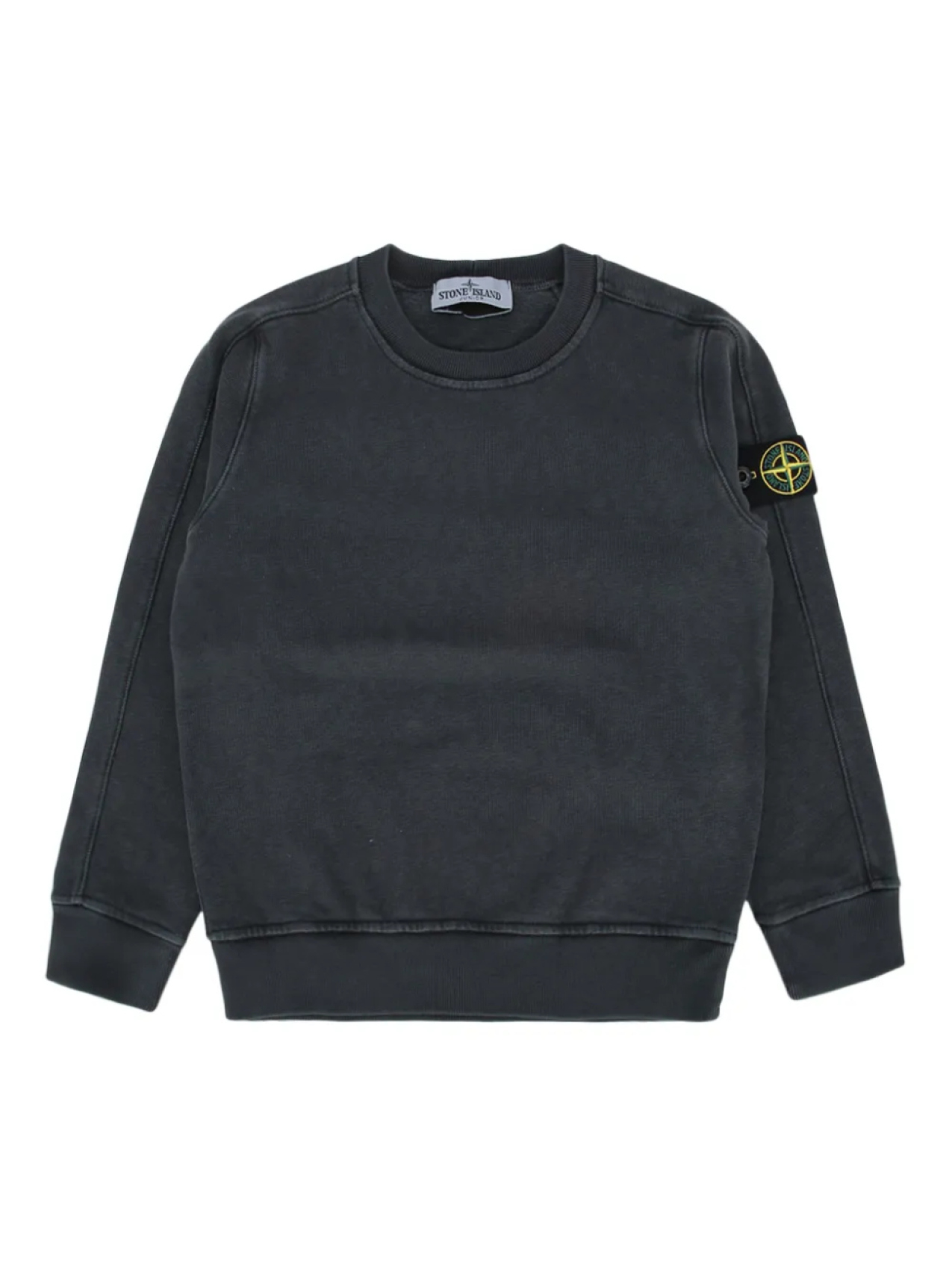 

Толстовка с изображением компаса от Stone Island Junior, черный