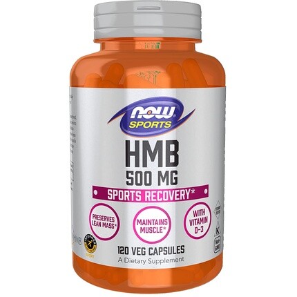 

Now Foods Sports HMB 500 мг вегетарианские капсулы 120