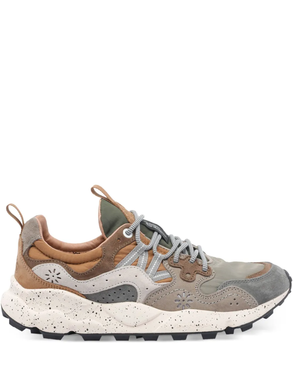 

Кроссовки Yamano 3 из замши FLOWER MONTAIN, серый