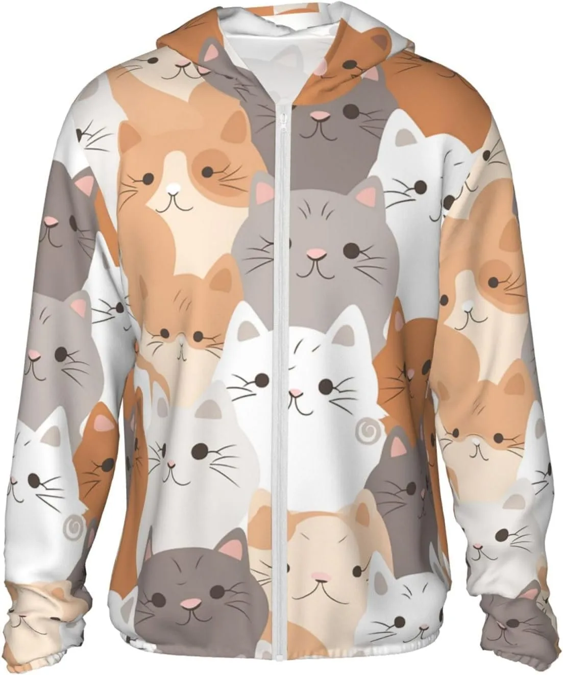 

Мужская толстовка с защитой от солнца UPF 50+ Orange Cats DWVTSLH