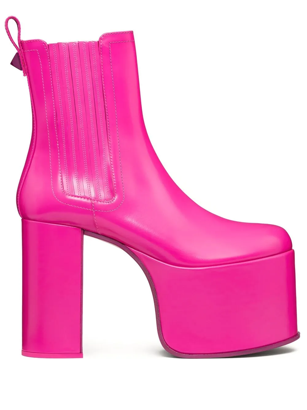 Ботильоны One Stud на платформе VALENTINO GARAVANI, розовый