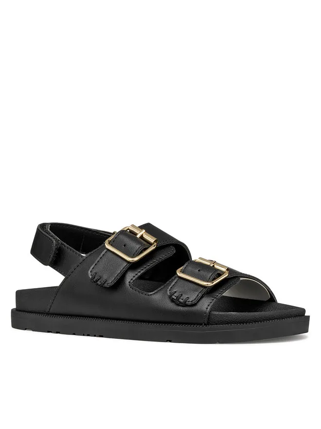 Geox Сандалии J Sandal Foammentera J65P0A 000BC C9999 S черные — фото 2