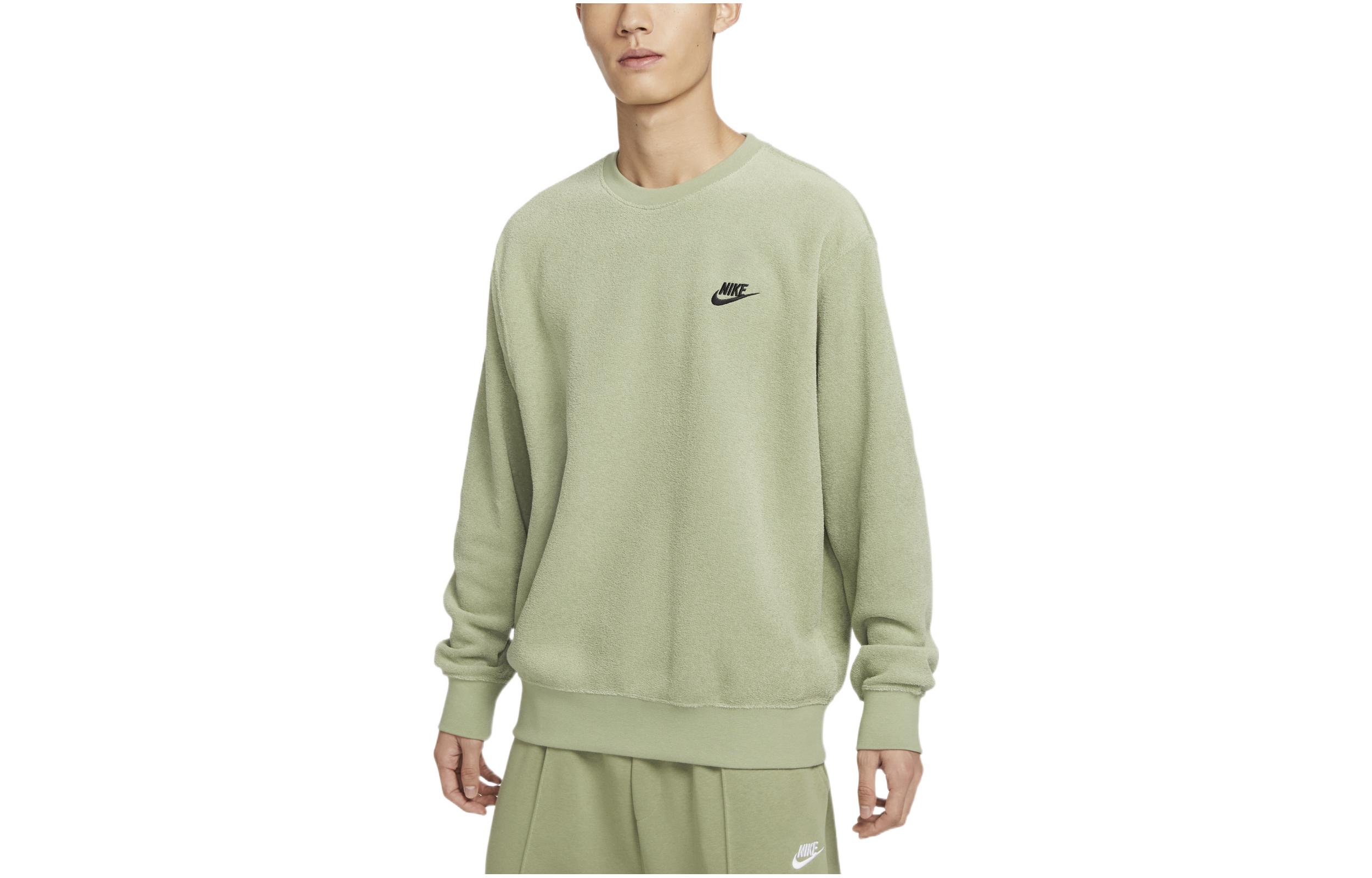 Мужская оливковая толстовка Nike — фото 2
