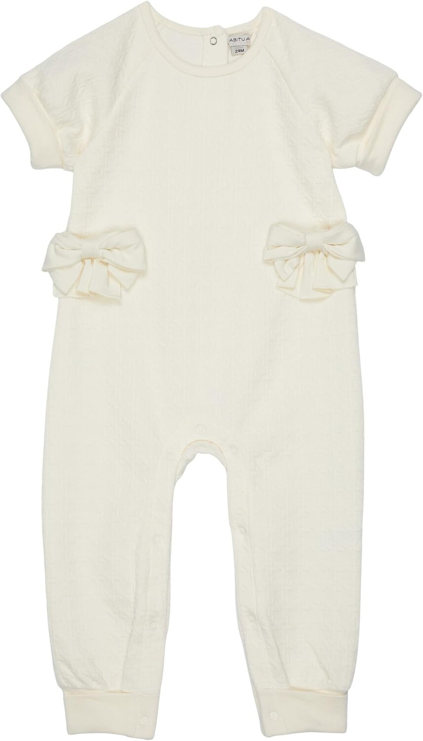 

Комбинезон HABITUAL girl Ruffle/Bow Coverall, цвет Off-White