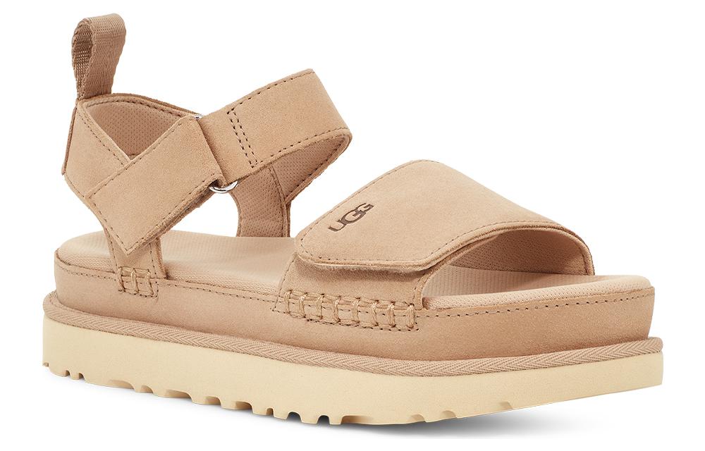 UGG Золотая звезда Платформа Сандалии Дрифтвуд Женские Светлый Топ, цвет Light Taupe — фото 3