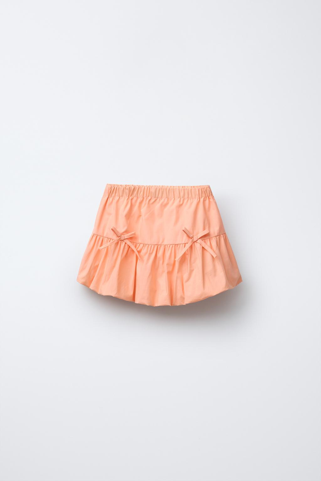 

Юбка-баллон с бантиками ZARA, цвет Tangerine