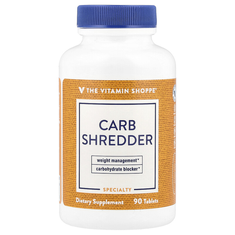 

The Vitamin Shoppe, Carb Shredder, 90 таблеток