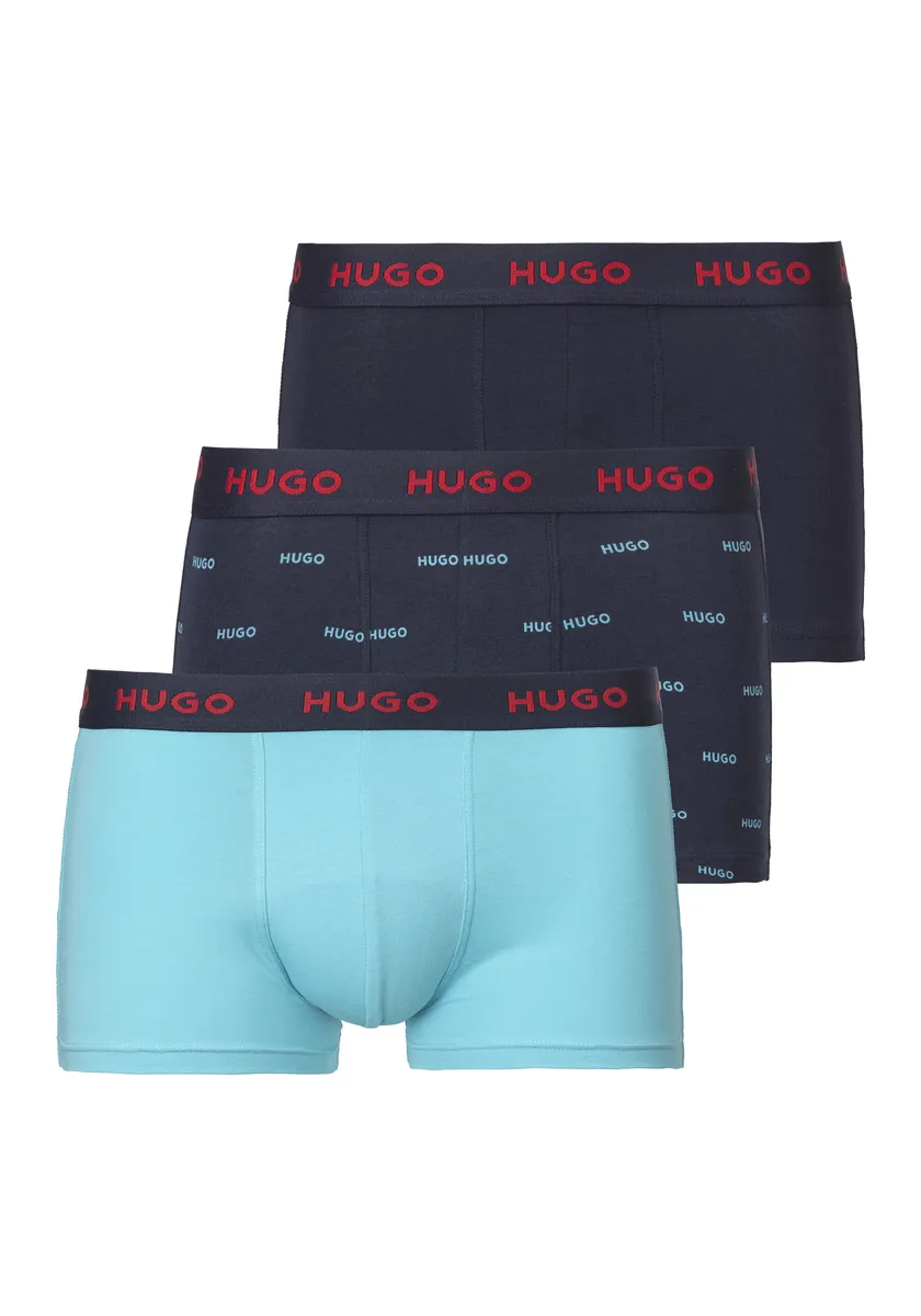 

HUGO Underwear Трусы "TRUNK TRIPLET DESIGN" (в упаковке 3, 3 шт.), с эластичным поясом, бирюзовый