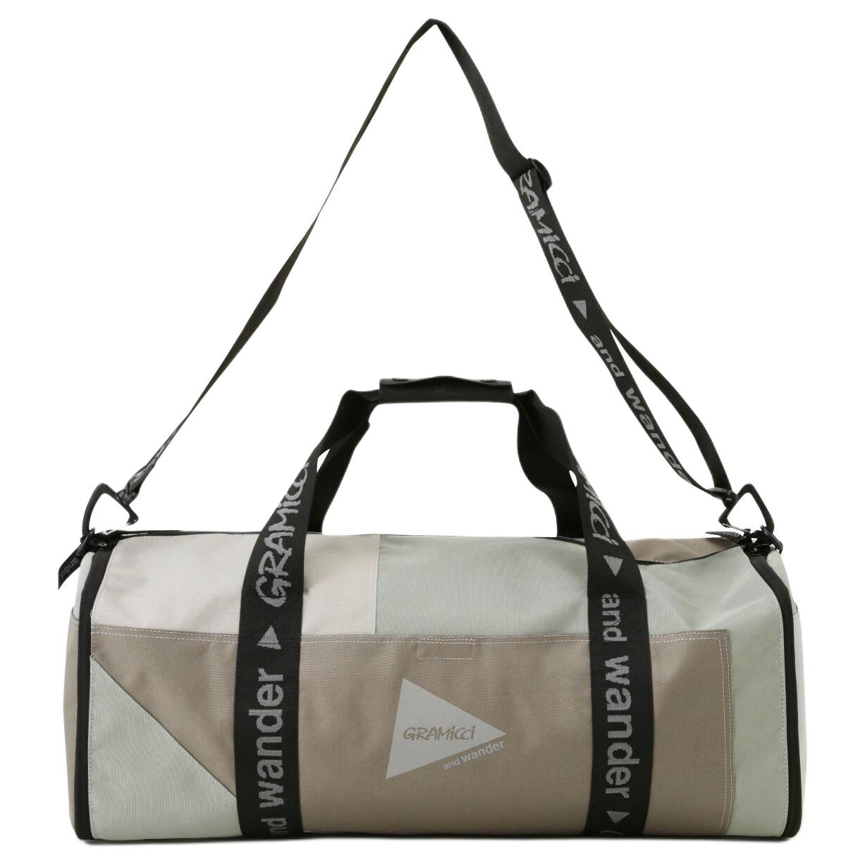 

Полиэстеровая сумка через плечо с одним ремнем, дорожная сумка Unisex And Wander, бежевая