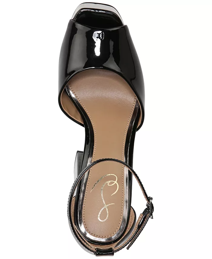 Женские босоножки Kori на платформе с ремешком на щиколотке Sam Edelman, черный — фото 4