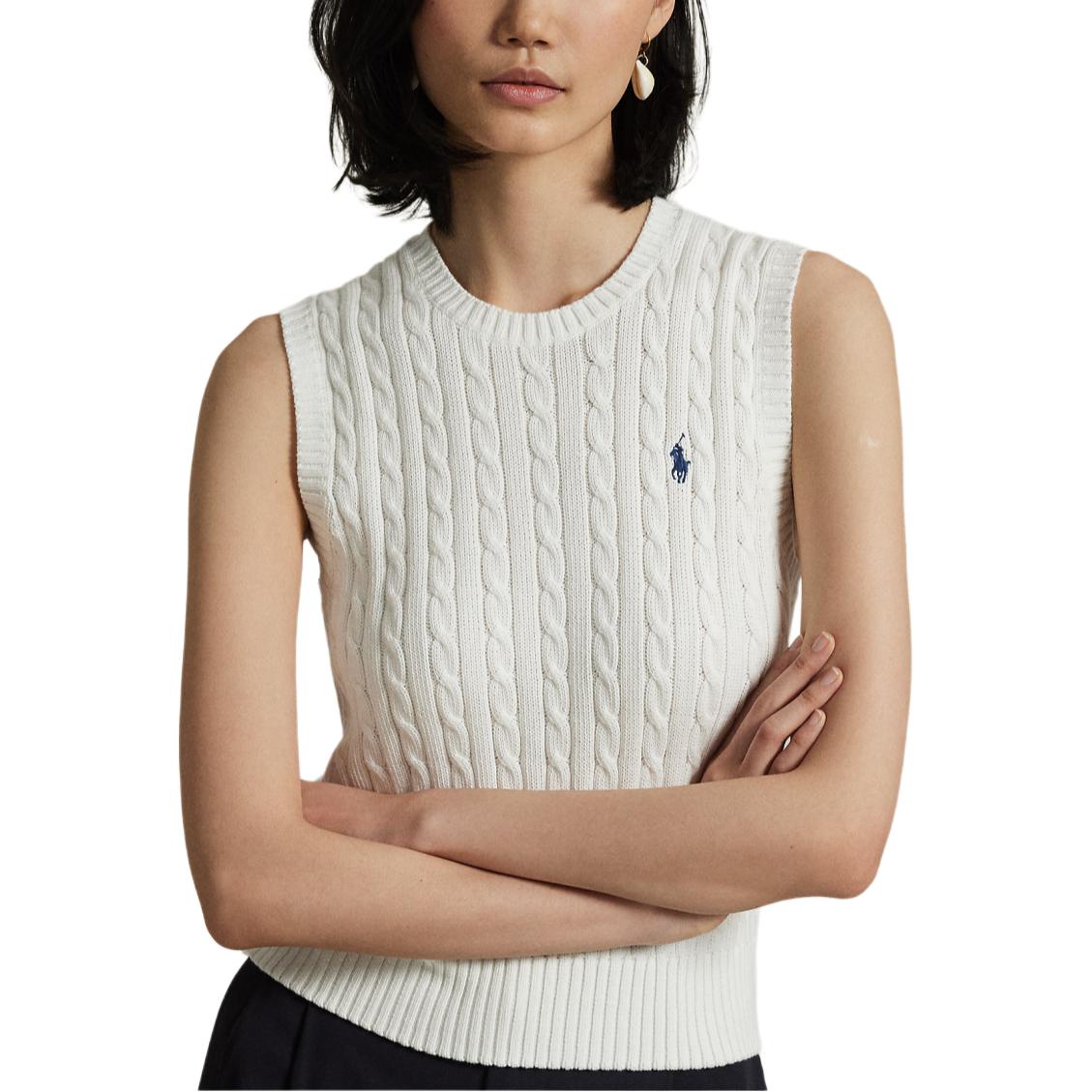 Polo Ralph Lauren Топ-майка женская белая — фото 3