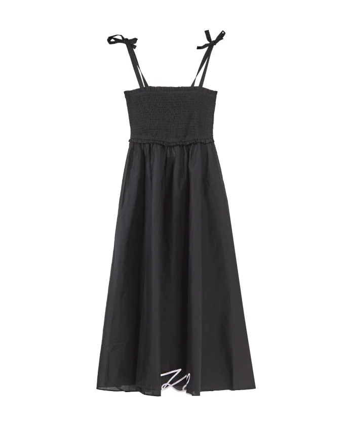 

Фирменное платье DNA длиной до щиколотки Karl Lagerfeld, черный