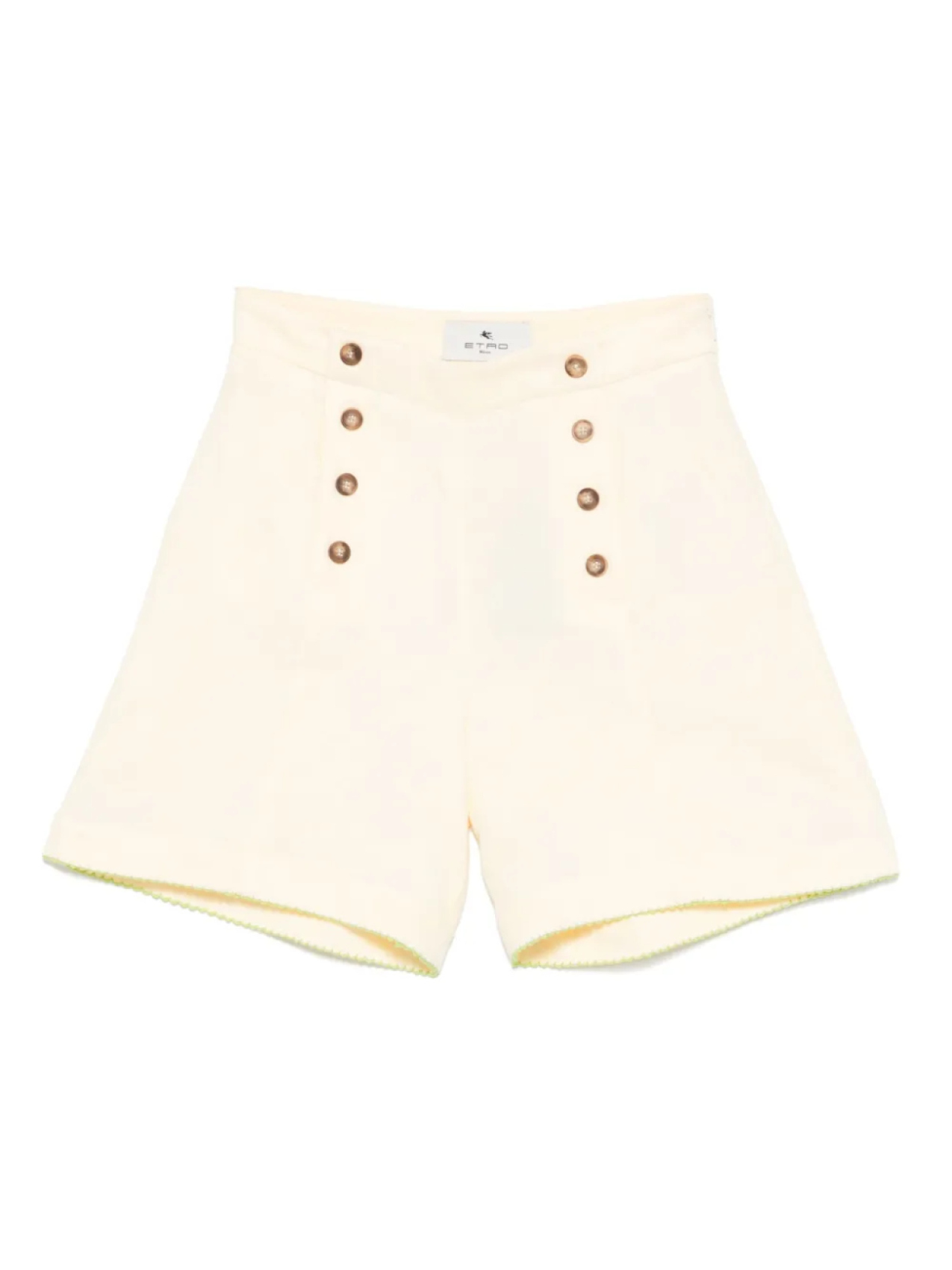 

Жаккардовые шорты с цветочным узором ETRO KIDS, желтый