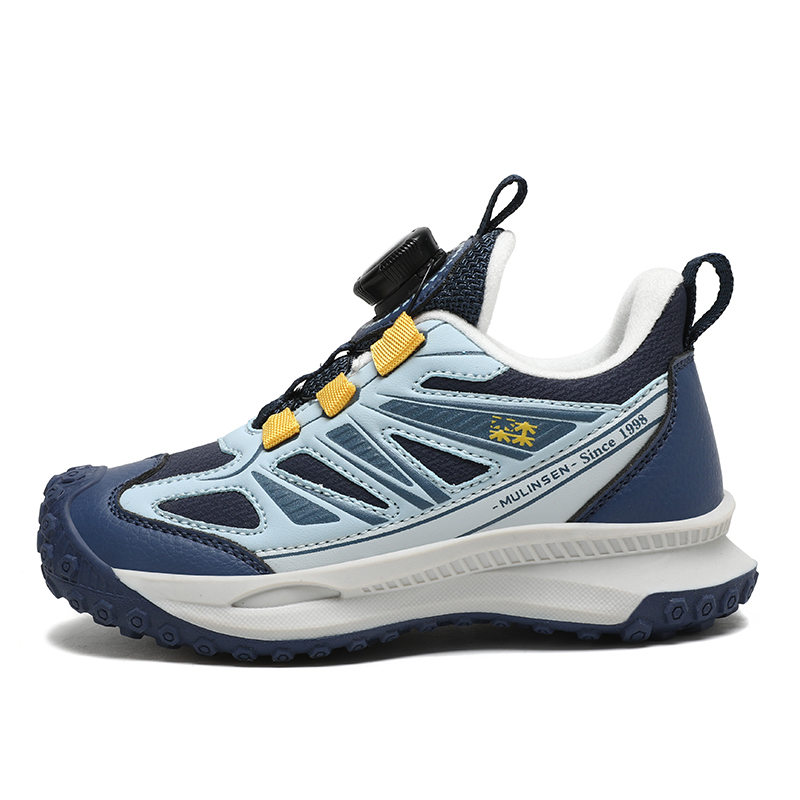 

Кроссовки для бега для детей с низким верхом, устойчивые к истиранию, отскоку и теплу. Mulinsen, синий