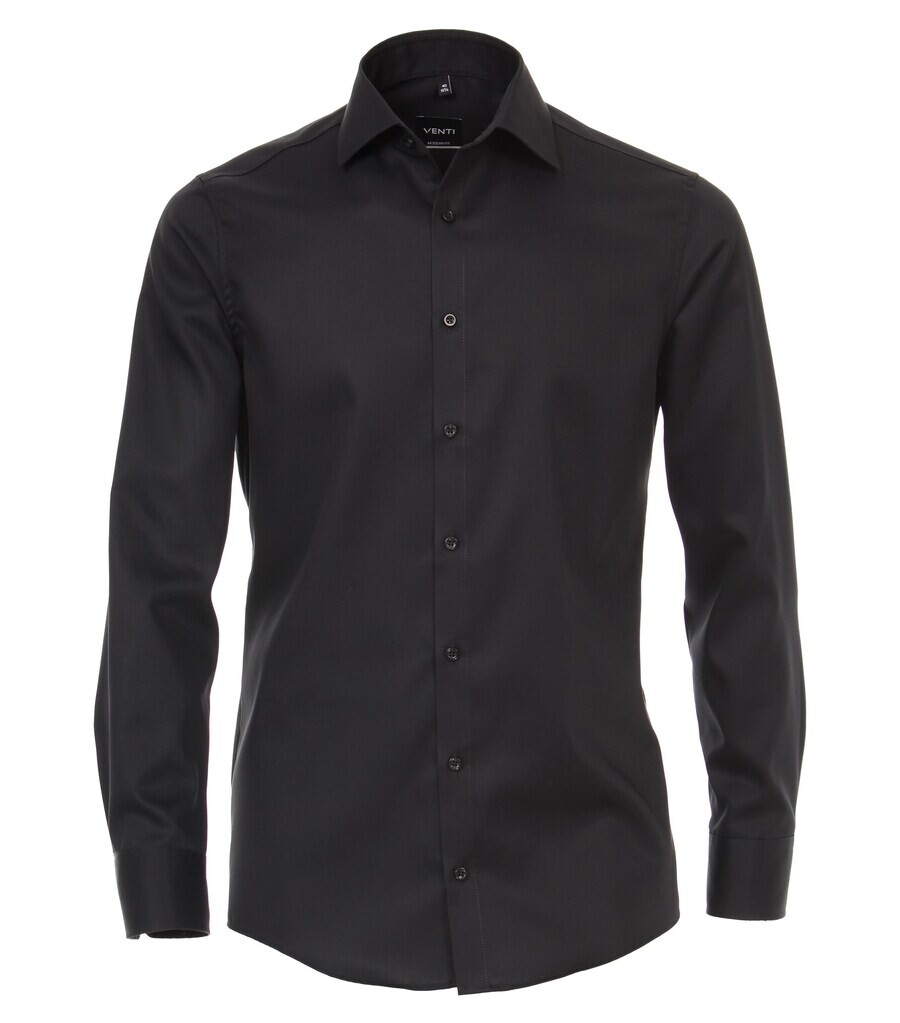 

Повседневная рубашка VENTI Regular fit Button Up Shirt, черный