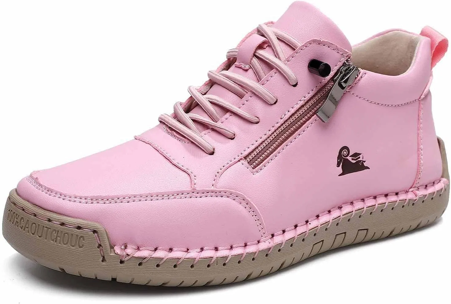 Обувь для ходьбы босиком унисекс кожаная износостойкая Generisch, B02 Pink — фото 4